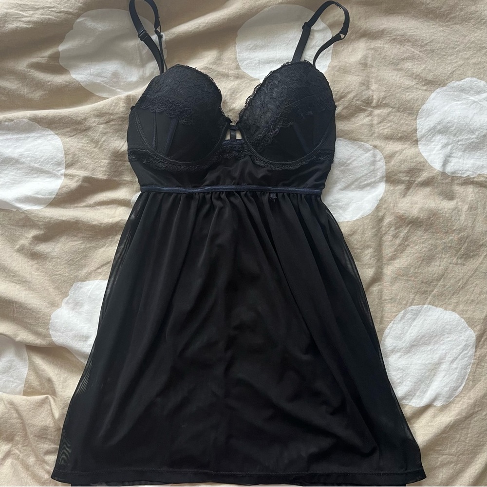 Lingerie top dress teddy